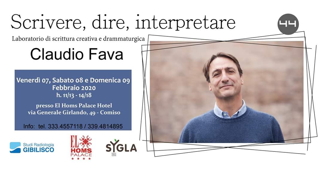  Comiso – Dal 7 al 9 gennaio il laboratorio di scrittura con Claudio Fava. Le iscrizioni chiudono il 5