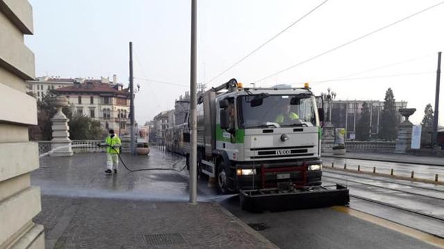  Il sindaco: “Ora sanifichiamo le strade”. Intervento mercoledì 18