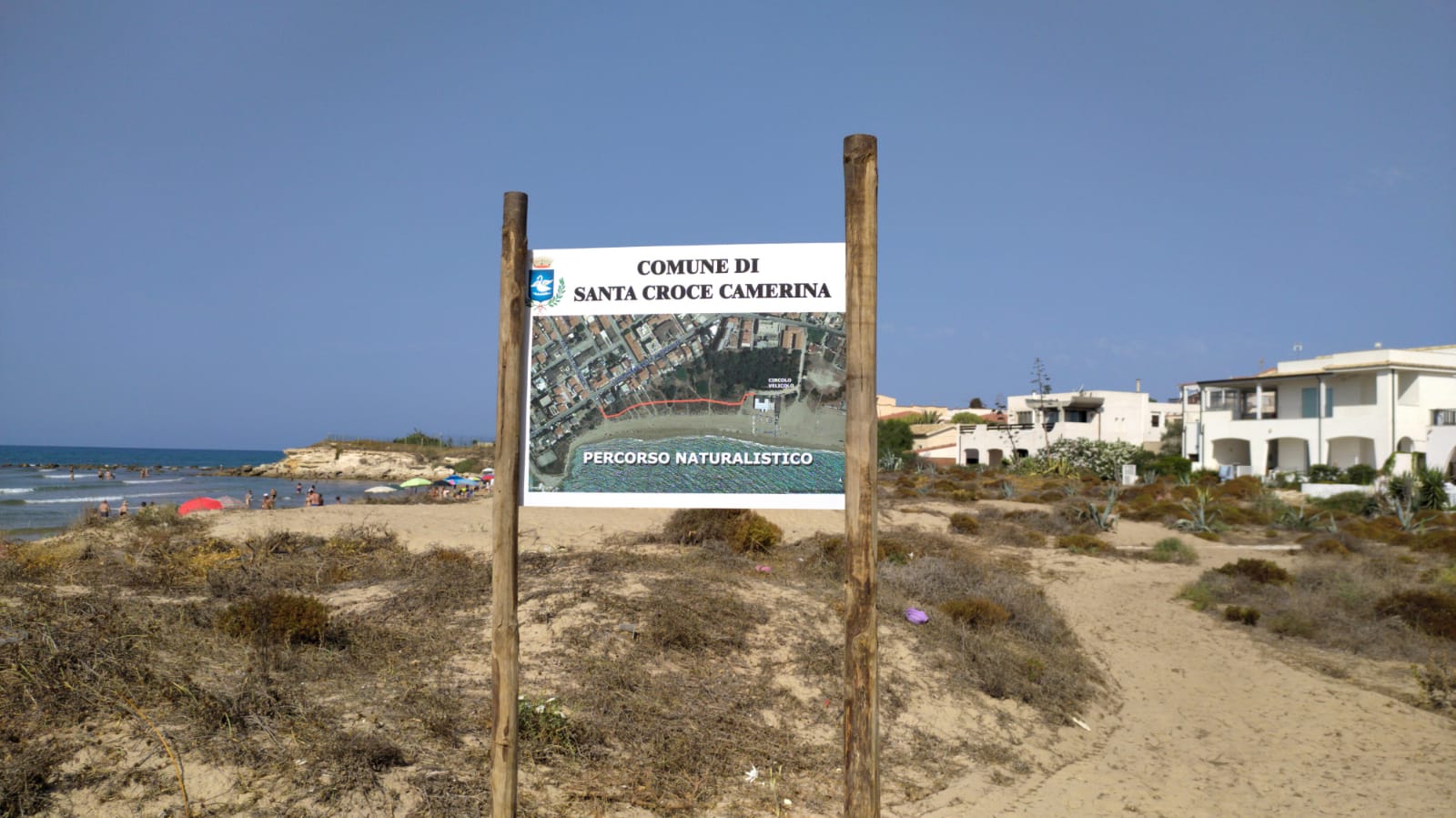  Caucana – Si può passeggiare fra le dune. Fruibile la nuova bretella