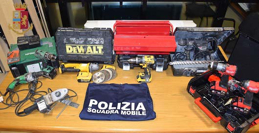  Ragusa – In trasferta per perpetrare furti nei cantieri edili. Arrestato in flagranza un catanese