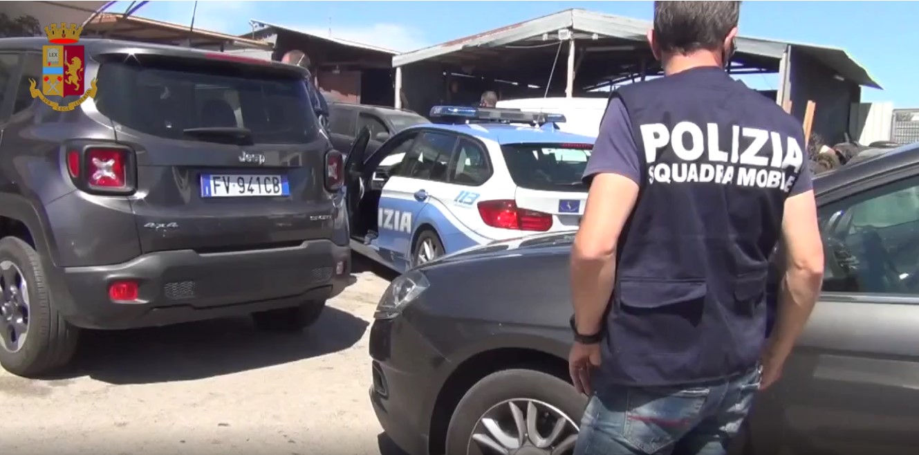  Furti, ricettazione, riciclaggio: cinque arresti della Squadra Mobile