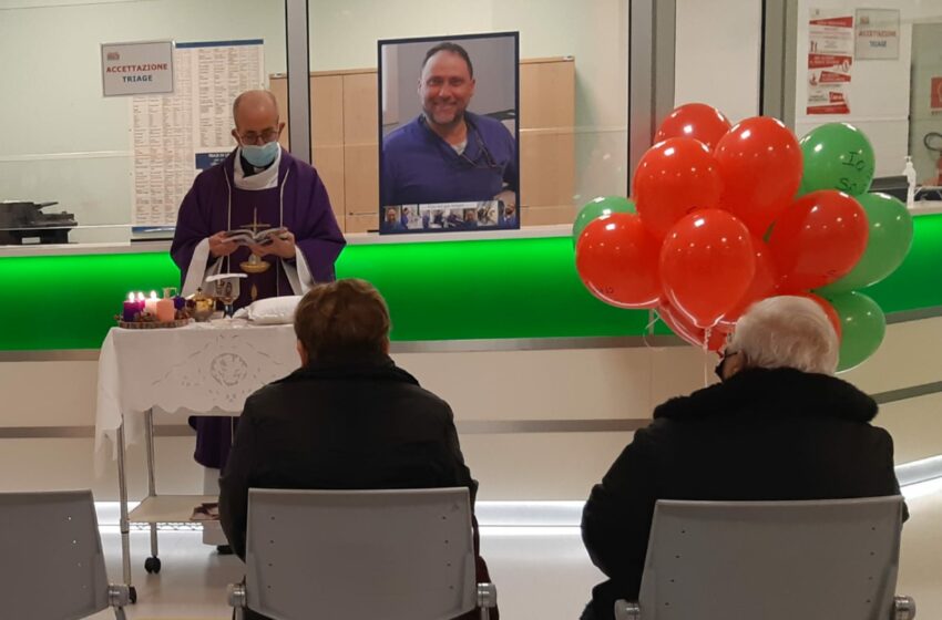 Messa in suffragio di Saverio, morto per Covid: ci manca il tuo respiro