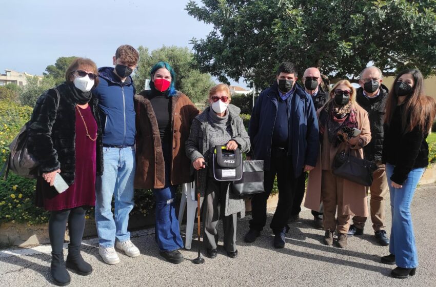  Il prof. Giardina fondò l’Avs. Ora la famiglia dona un defibrillatore