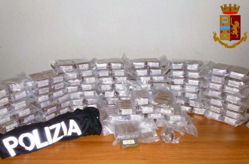  Vittoria. La Polizia arresta due pregiudicati e sequestra 55 kg di droga