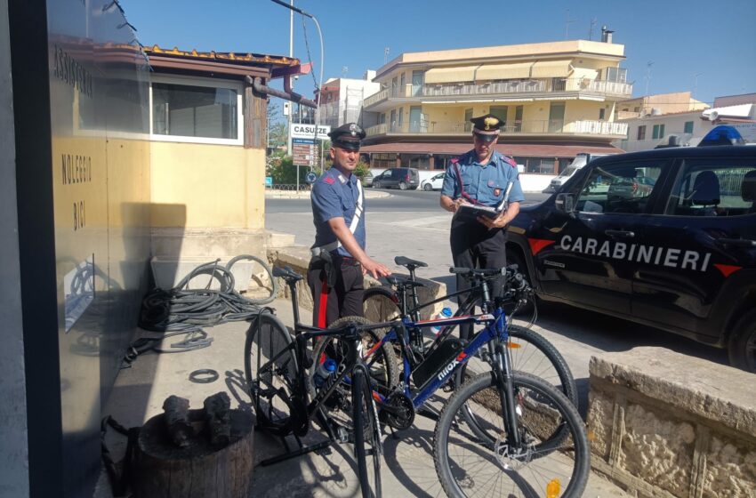  Furto di biciclette a Casuzze: deferiti sei giovani in stato di libertà
