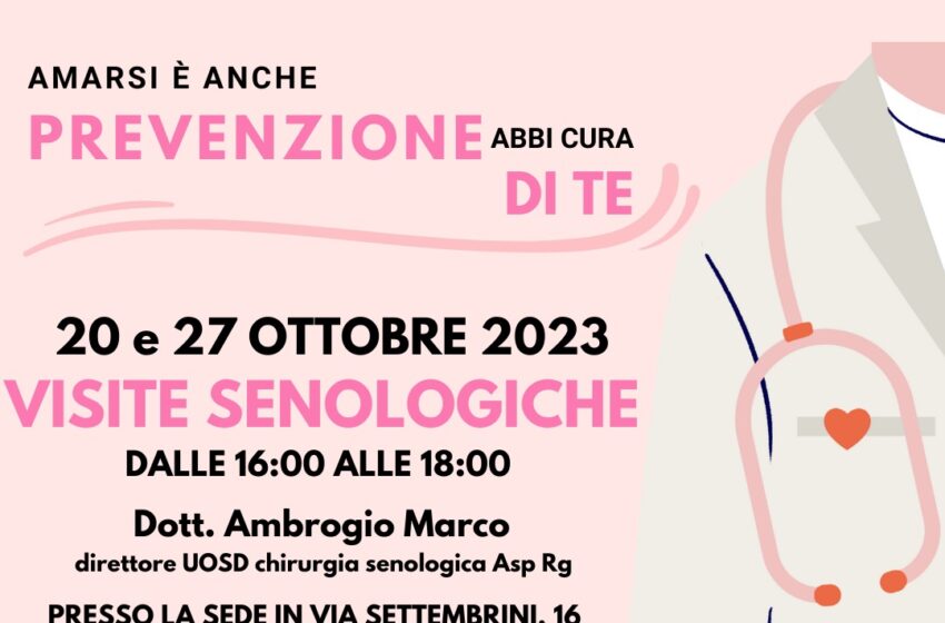  Visite senologiche all’Avis di Santa Croce per il mese della prevenzione