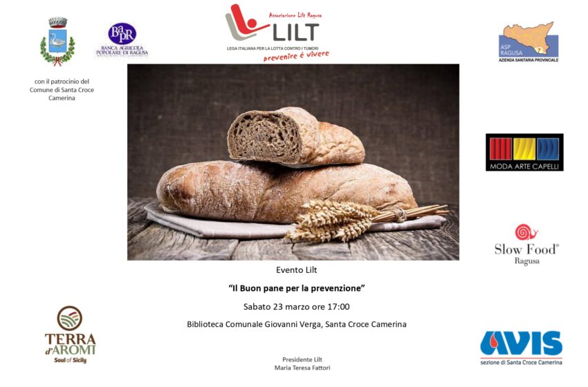 “Il buon pane per la Prevenzione”. Iniziativa della Lilt a Santa Croce