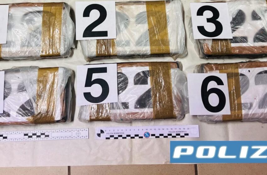  Ragusa, fermati a bordo di un furgone con oltre 6 chili di cocaina