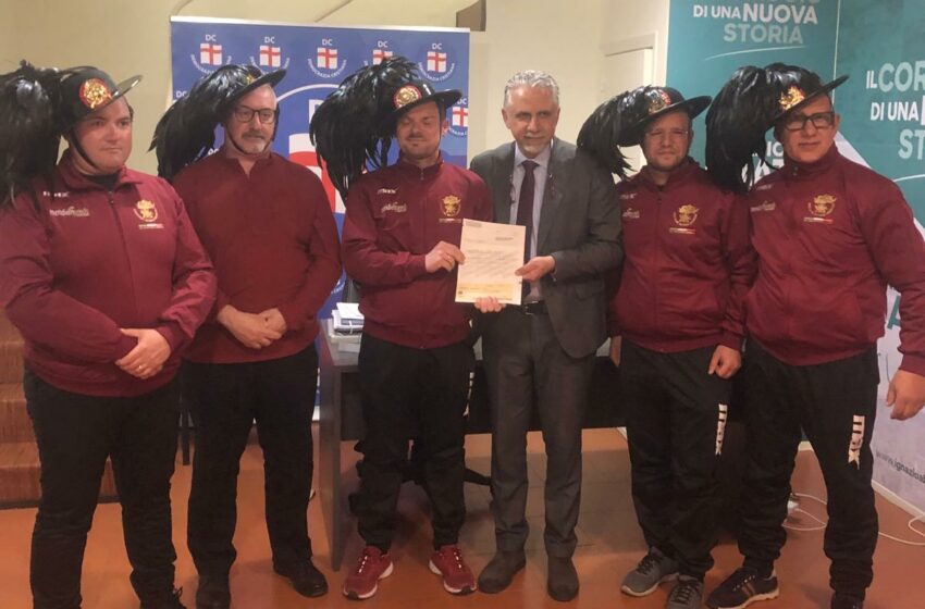  La fanfara dei bersaglieri presente al raduno di Ascoli dal 2 al 5 maggio