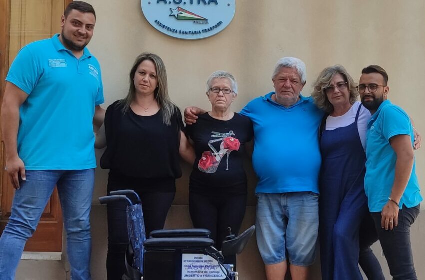  La memoria è un tuffo al cuore: due generose donazioni per ASTRA