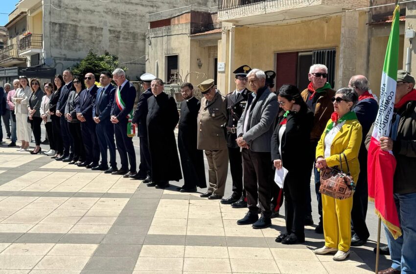 Santa Croce Camerina, cerimonia del 25 Aprile: memoria, pace e valori civili