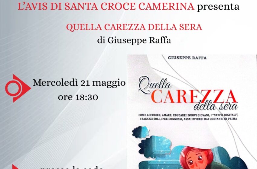 “Quella carezza della sera”: educare i giovani nell’era digitale, se ne parla all’Avis