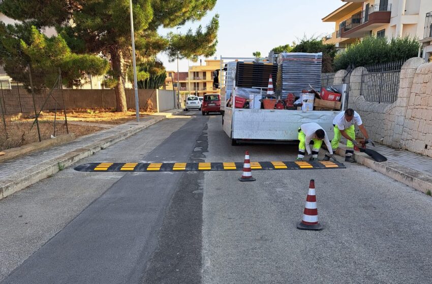 Nuovi dossi per migliorare la sicurezza stradale a Santa Croce Camerina
