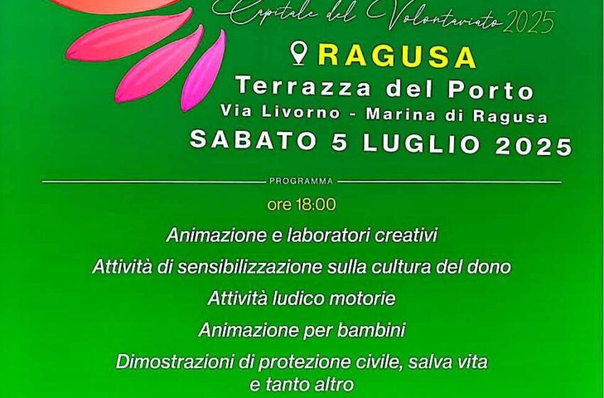  Sabato 5 luglio a Marina di Ragusa: “Bullo da morire” in scena alla “Piazza del volontariato”