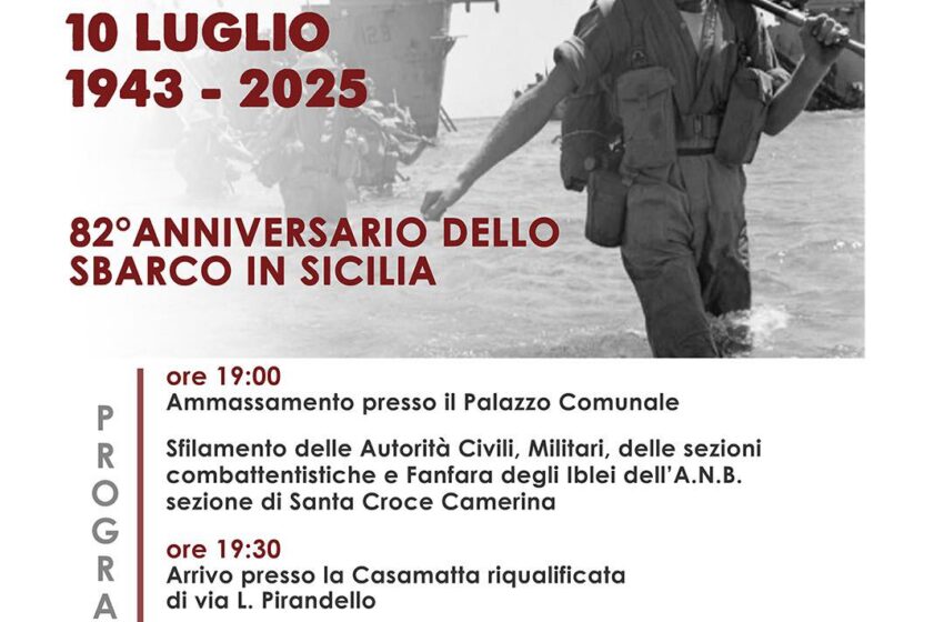 Ricordando l’Operazione Husky: Cerimonia Commemorativa del 10 Luglio