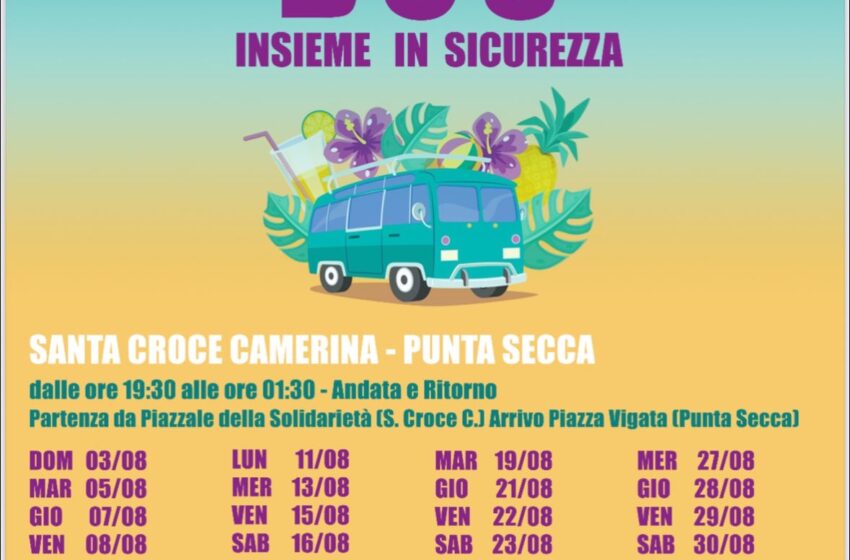 Parte l’iniziativa “Vai col Bus – Insieme in Sicurezza”